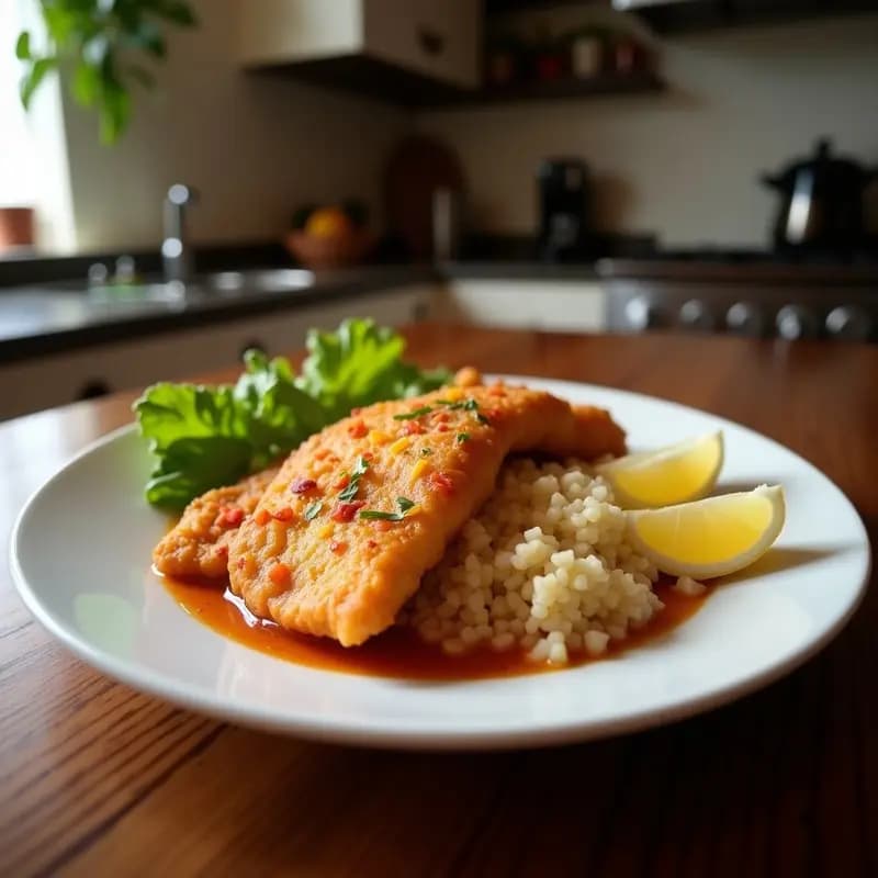 Chicharrón de Pescado con Yuca Frita: Receta Peruana Crujiente y Sabrosa
