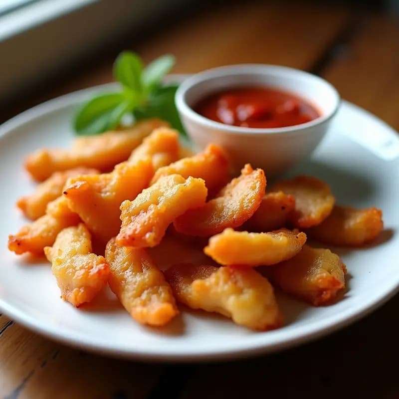 Chicharrón de Piel de Cerdo al Microondas con Salsa Brava: Receta Española Keto en 10 Minutos