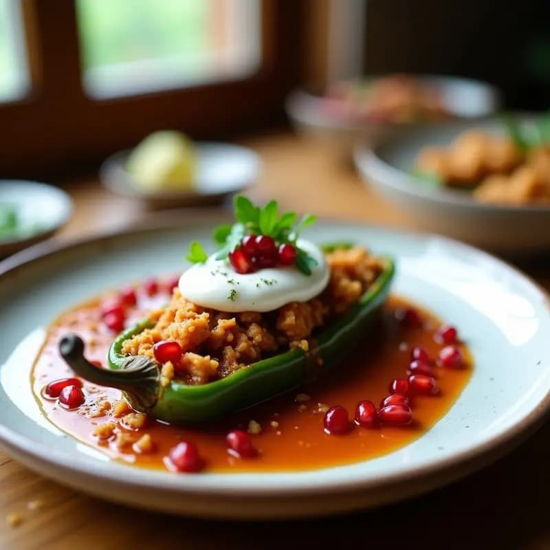 Chile en Nogada con Carne de Jackfruit: Receta Mexicana Vegana de Temporada