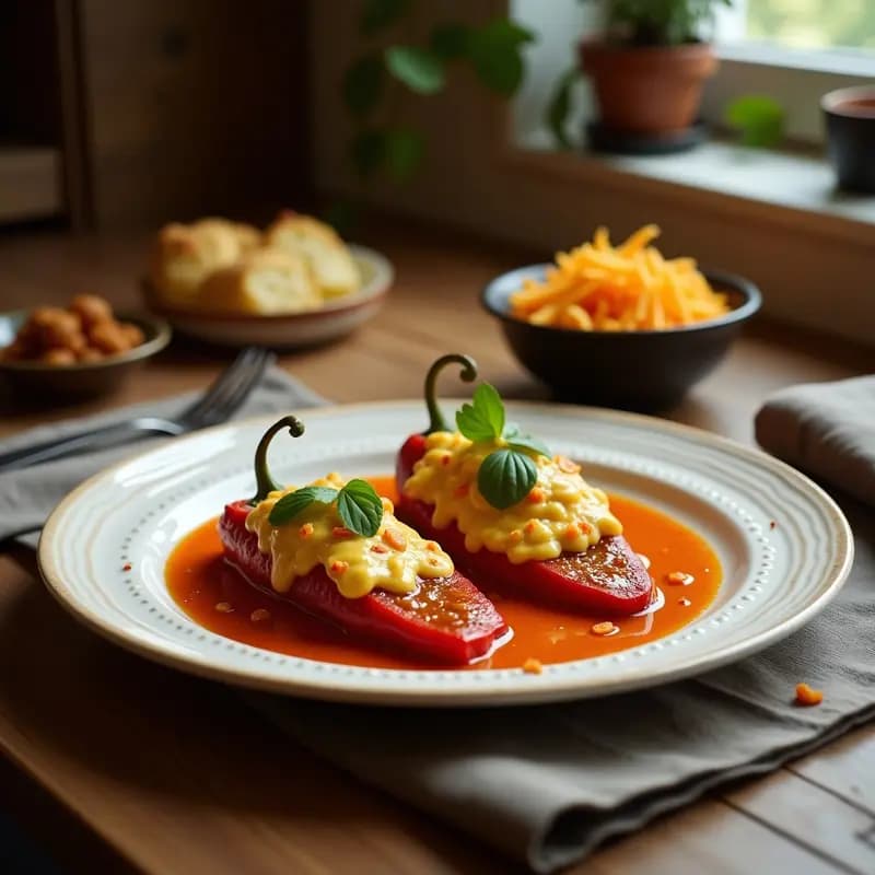 Chiles en Nogada Mexicanos Rellenos de Picadillo: Plato Festivo y Patriota