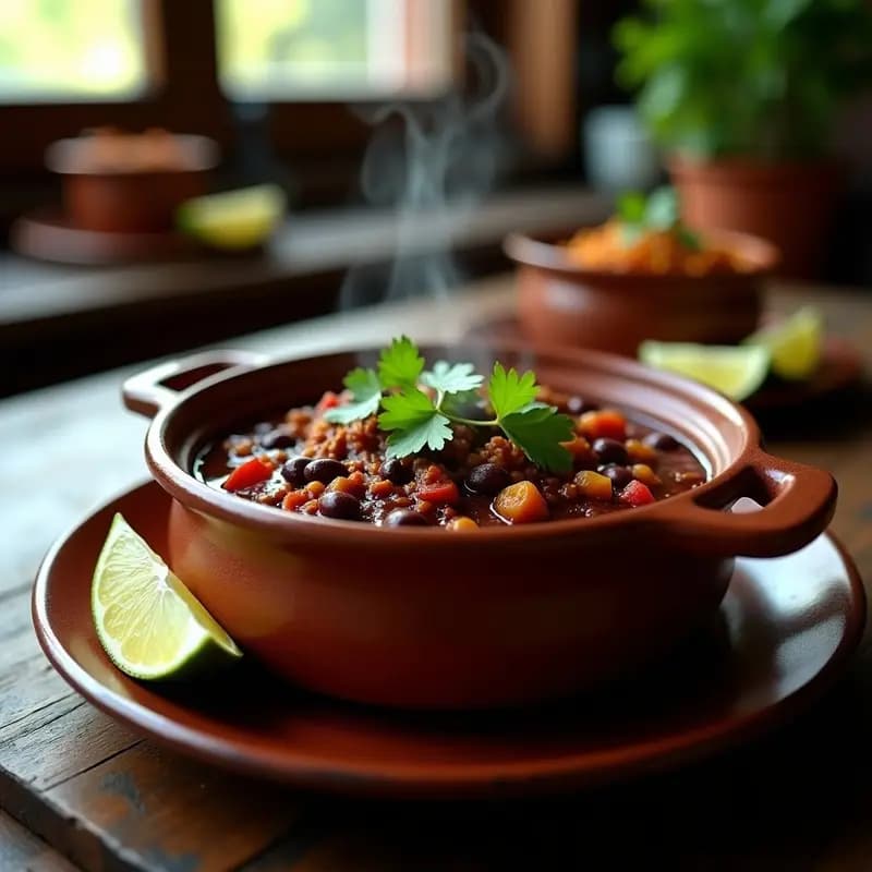 Chili Sin Carne con Jackfruit y Chocolate: Receta Mexicana Vegana y Rica en Fibra