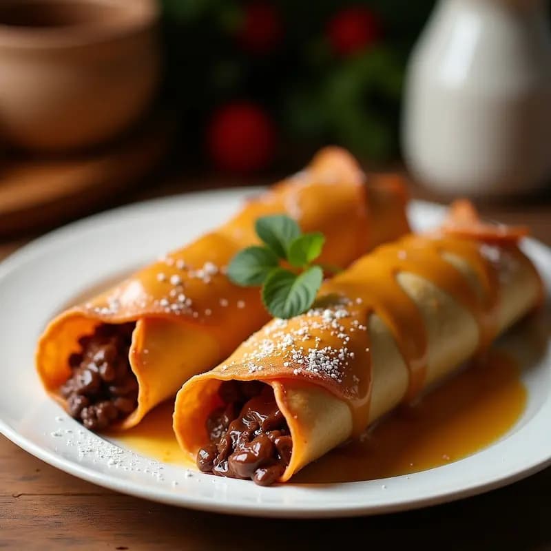 Chimichangas de Postre con Relleno de Nutella, Plátano y Bajaditos: Fritura Dulce para Golosos