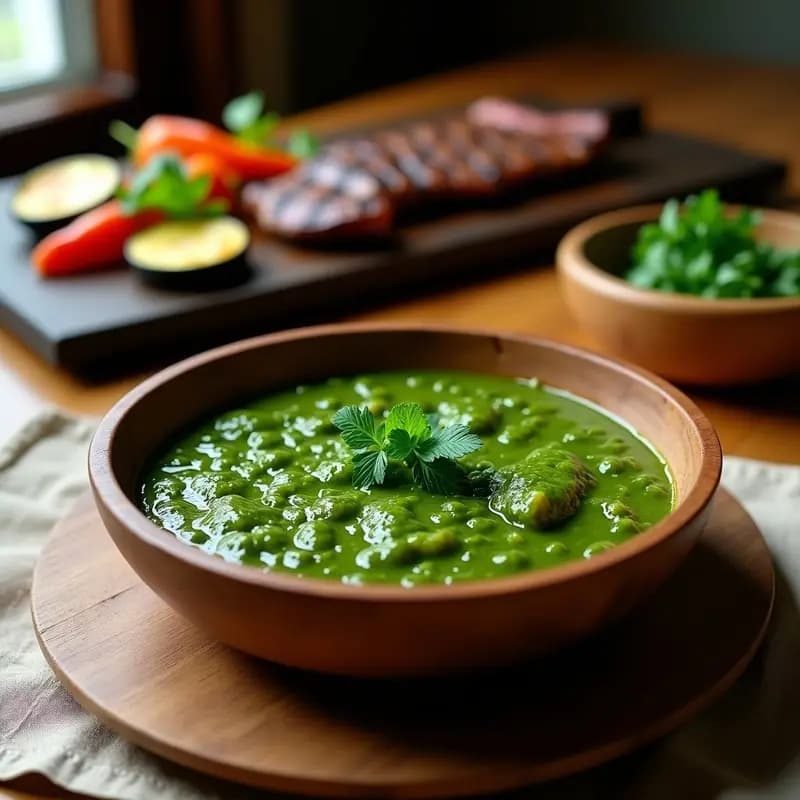 Chimichurri Argentino para Carnes y Verduras: Salsa Fácil en 5 Minutos