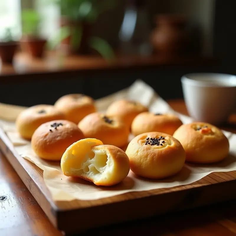 Chipa Paraguayo de Queso Manduvá: Aperitivo Sin Gluten y Alto en Proteína
