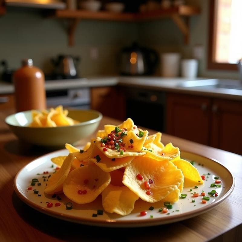 Chips de Col Rizada al Horno con Especias Smoky: Snack Keto y Crujiente Sin Aceite