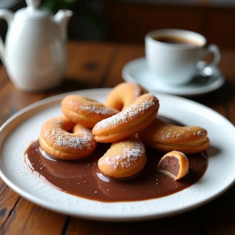Chocolatada Caliente con Churros de Desayuno: Receta Reconfortante en Olla Rápida