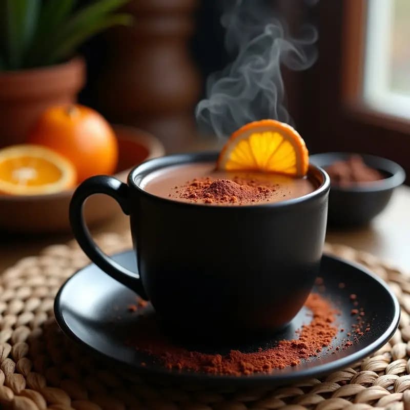 Chocolate Caliente con Chili y Naranja: Bebida Mexicana Reconfortante para Invierno