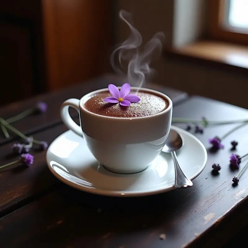 P routine de Chocolat Chaud à la Lavande: Bebida Francesa Caliente y Relajante para Noches de Invierno