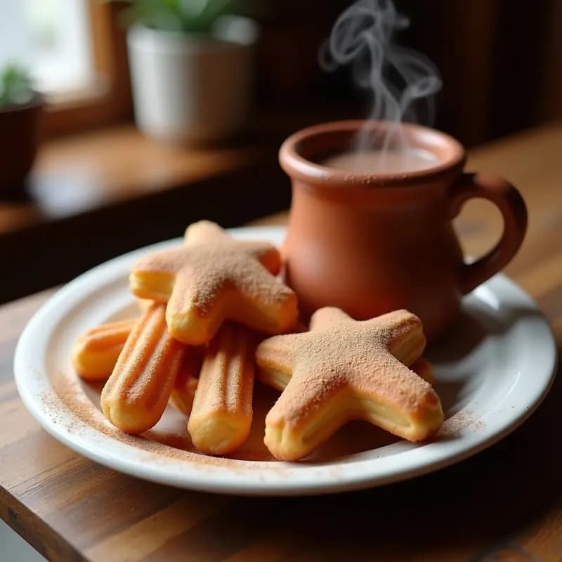 Chocolates con Churros para Desayunar: Receta Tradicional de Invierno