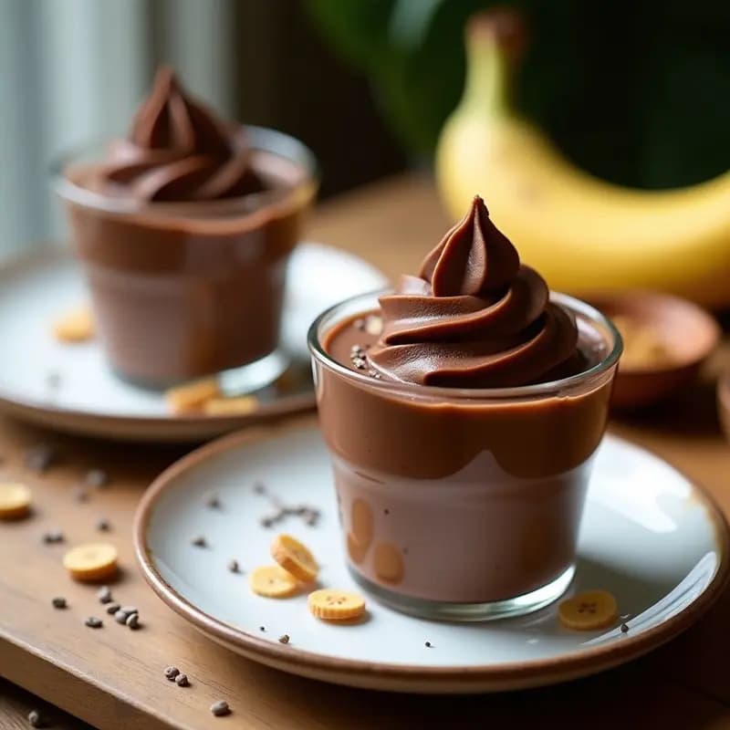 Choconana Frozen con Cacahuete y Semillas de Chía: Helado Saludable Sin Azúcar
