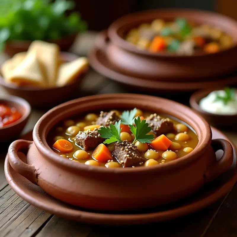 Chorba Argeline de Cordero y Garbanzos: Sopa Tradicional Alta en Hierro y Energía