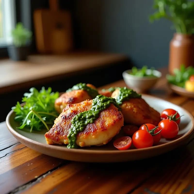ChoriPollo Argentino con Chimichurri: Receta a la Parrilla y Jugosa en Airfryer