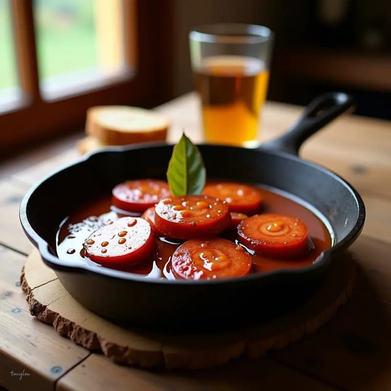 Chorizo a la Sidra Asturiano: Receta Española Rápida y Sabrosa