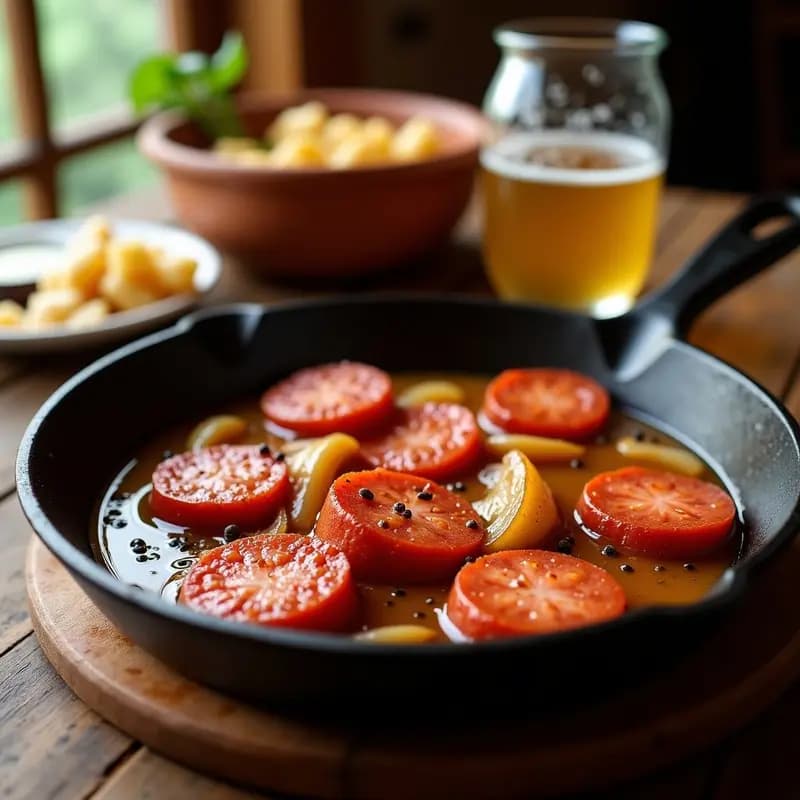 Chorizo a la Sidra Asturia: Receta de Tapa Rápida y Jugosa