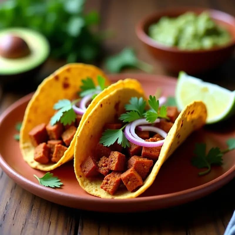 Chorizo Vegano de Tempeh con Especias Ahumadas: Receta Mexicana para Tacos