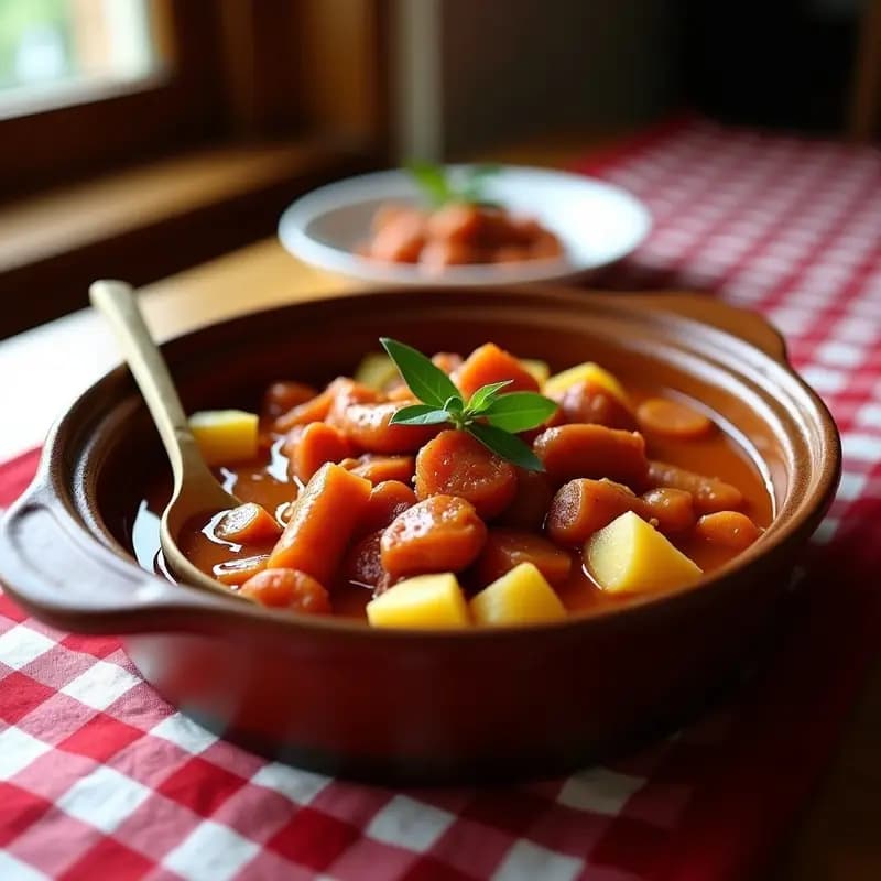 Chorizos a la Sidra con Patatas: Receta Asturiana Rápida y Sabrosa