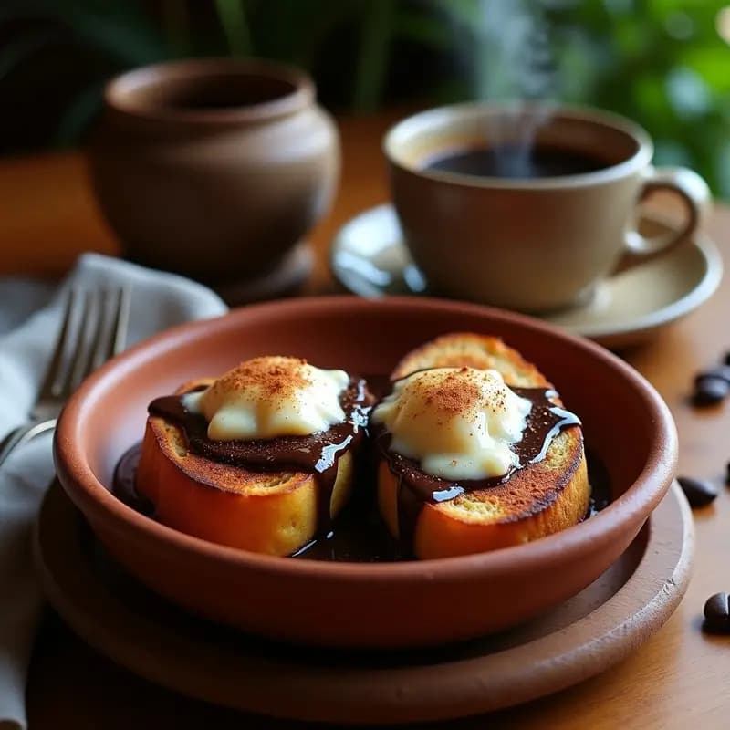 Chorreado Colombiano con Chocolate y Queso: Desayuno Caliente y Reconfortante