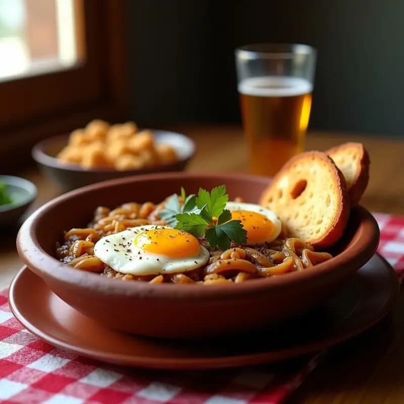Chorrillana Chilena con Lomito y Cebolla: Plato Callejero en Olla Express