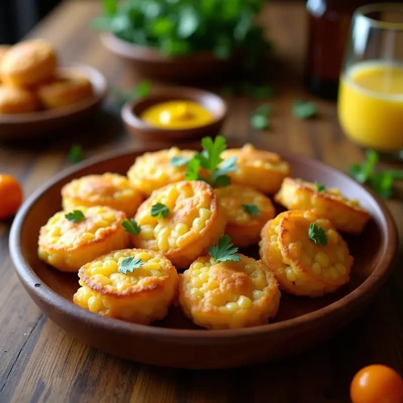 Chorros de Maíz con Queso y Ají Amarillo: Aperitivo Peruanos para Fiestas