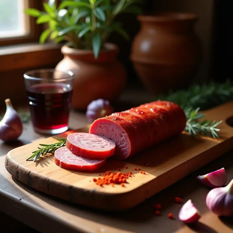 Chouriço de Vinho e Alho: Embutido Portugués Casero al Vino Tinto en 30 Minutos