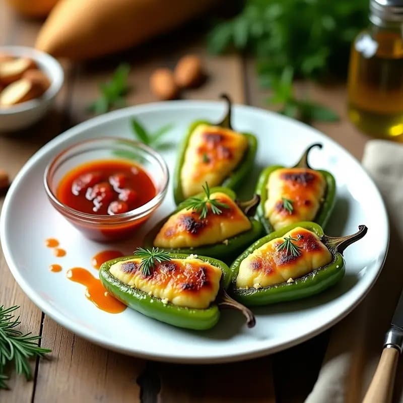 Chtiles rellenos de Queso Halloumi y Hierbas con Salsa de Tomate Seco: Receta Chipriota en 20 Minutos