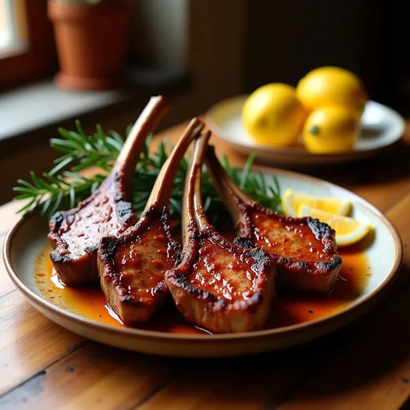 Chuleta de Cordero a la Brasa con Pimentón: Receta Aragonesa en Airfryer