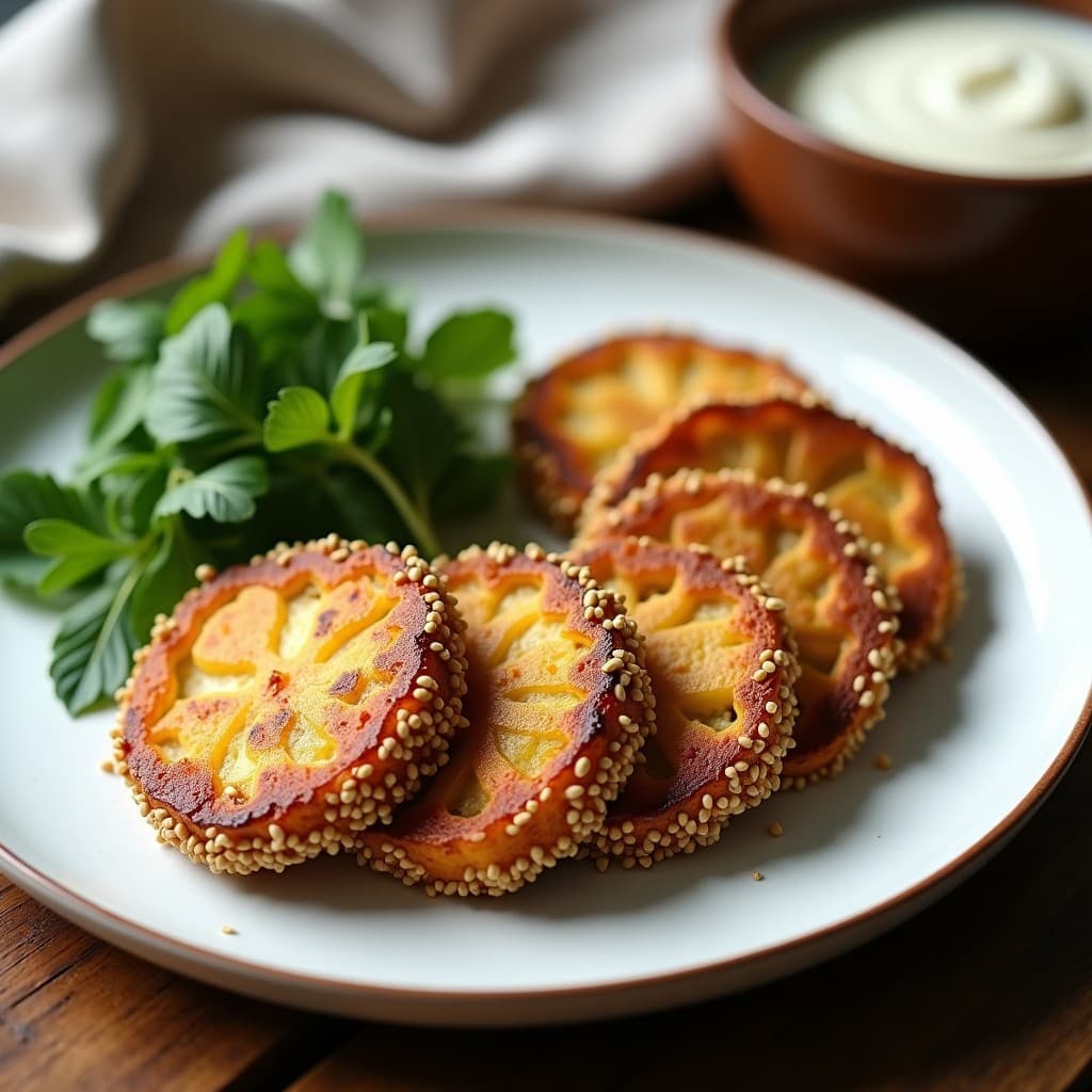 Chuletas de Berenjena con Costra de Semillas: Receta Vegana Crujiente en Airfryer