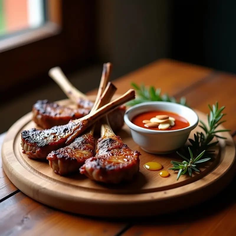 Chuletillas de Cordero a la Brasa con Romesco: Receta en Parrilla o Sartén