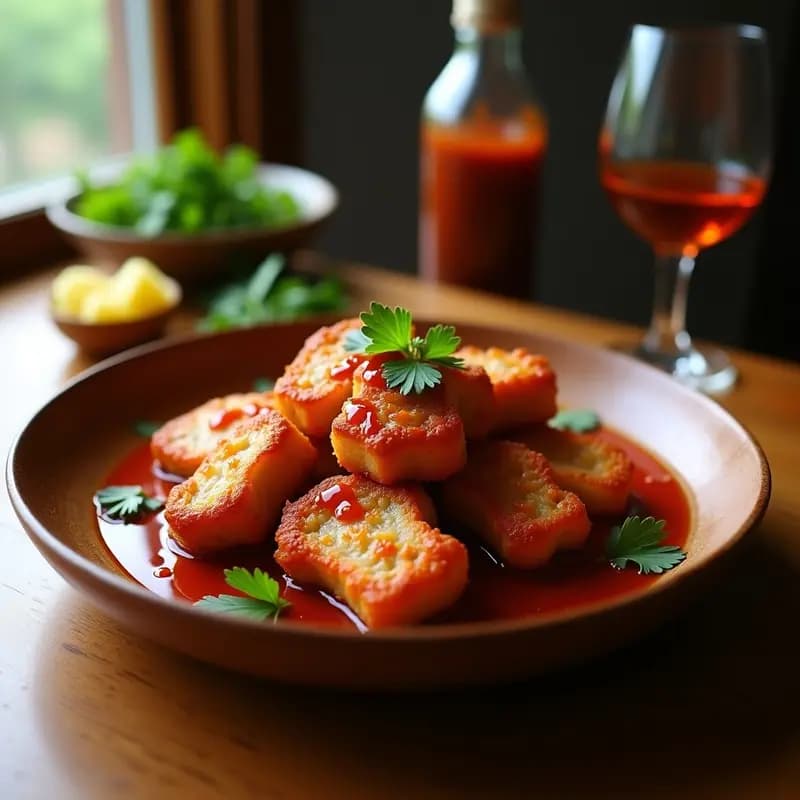 Chulitos de Cerdo con Mojo Picón: Receta Canaria en Airfryer Crujiente