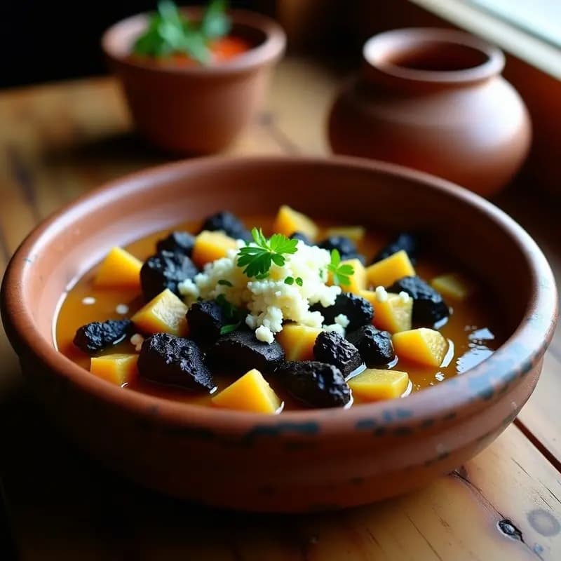 Chuño Phuti de Queso y Papa Deshidratada: Receta Boliviana Tradicional en Olla Exprés