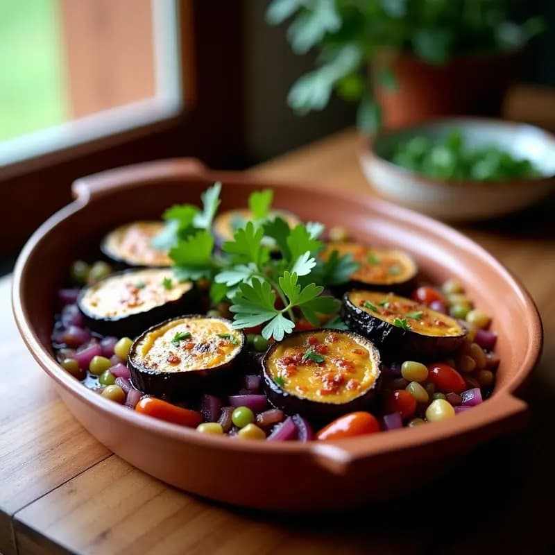 Churrascos de Berenjena Marinada: Receta Portuguesa Vegana y al Horno