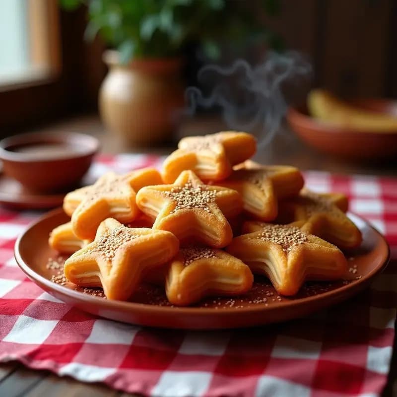 Churro Vegano de Chía y Canela: Postre Mexicano Sin Gluten y Sin Fritura