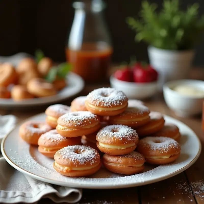 Churros Rellenos de Cajeta y Cobertura de Chocolate Blanco: Receta Mexicana para Desayunos Indulgentes