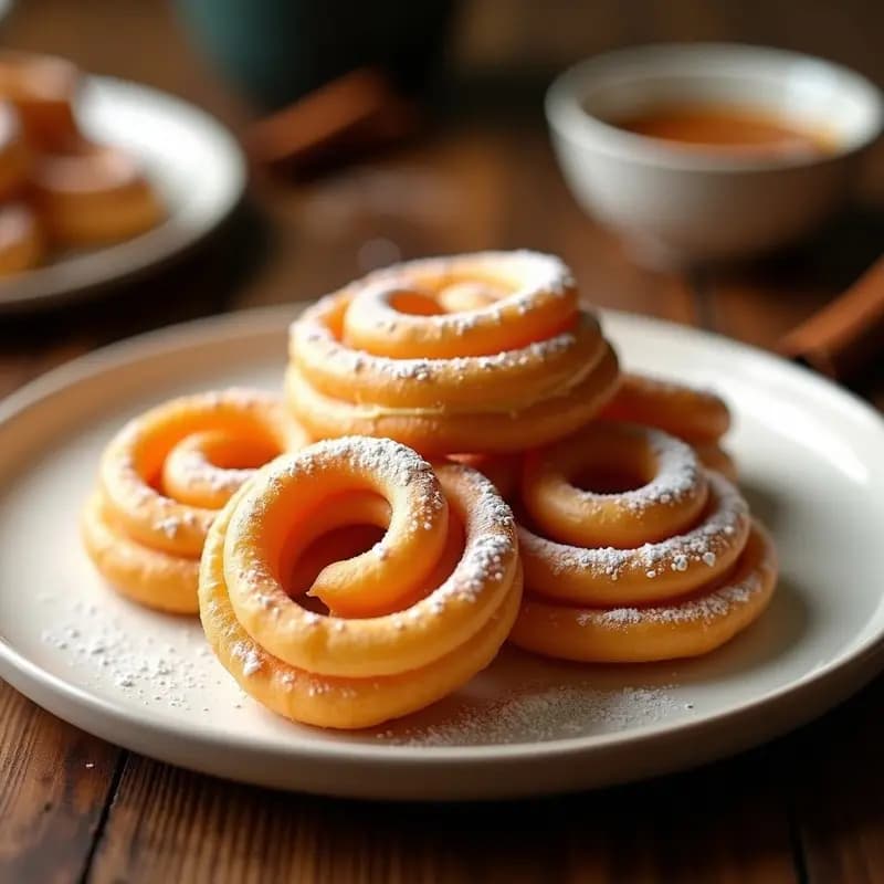 Churros Rellenos de Cajeta y Queso Crema: Postre Mexicano Gourmet en Freidora de Aire