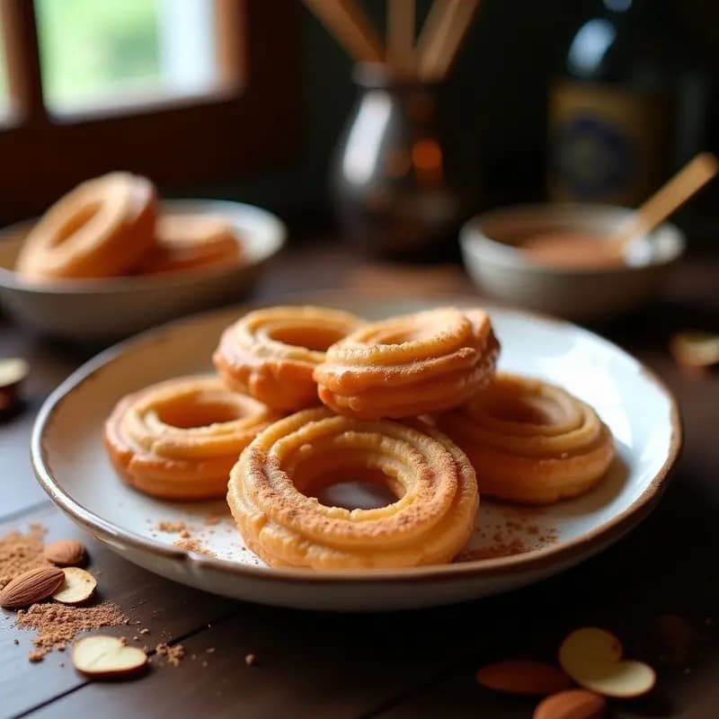 Churros de Canela y Chía: Postre Español Sin Harina y Apto para Diabéticos