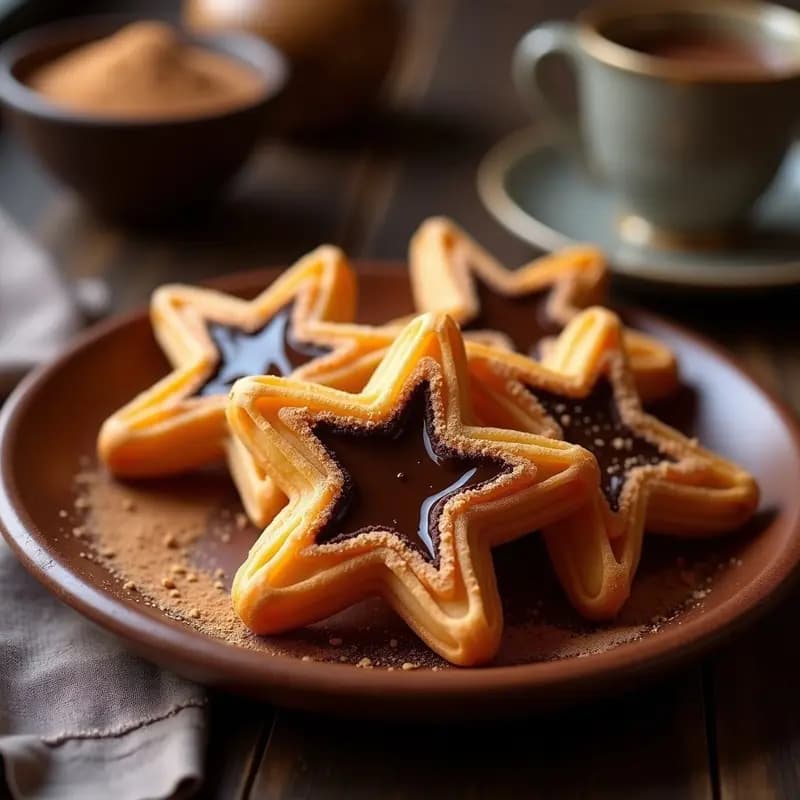 Churros Españoles de Canela y Chocolate 100%: Receta Sin Huevos en Freidora de Aire