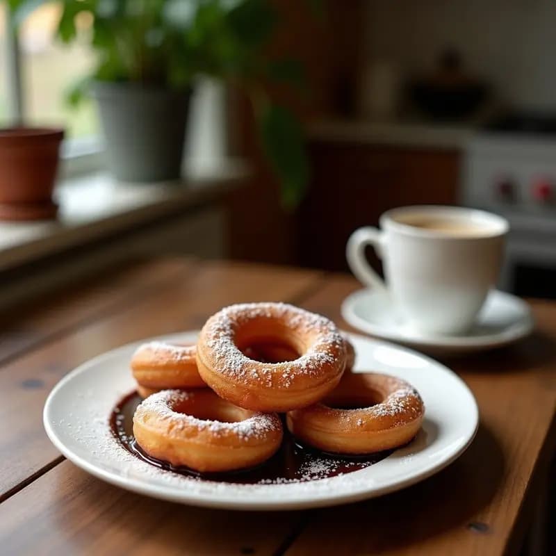 Churros de Canela y Chocolate Negro: Receta Española sin Azúcar con Toque Gourmet
