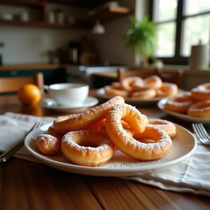 Churros de Canela y Manzana al Horno: Postre Español Sin Azúcar y Sin Fritura