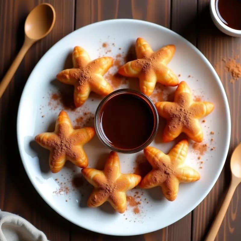 Churros de Canela con Salsa de Chocolate Negro: Receta Española Keto en Thermomix