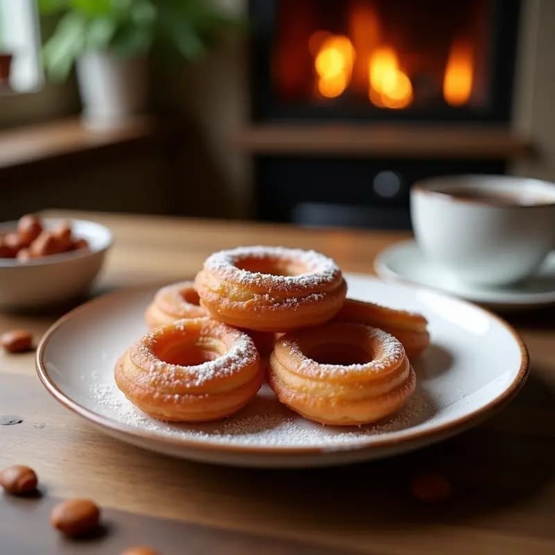 Churros de Chía con Chocolate Caliente de Almendras: Postre Mexicano Vegano