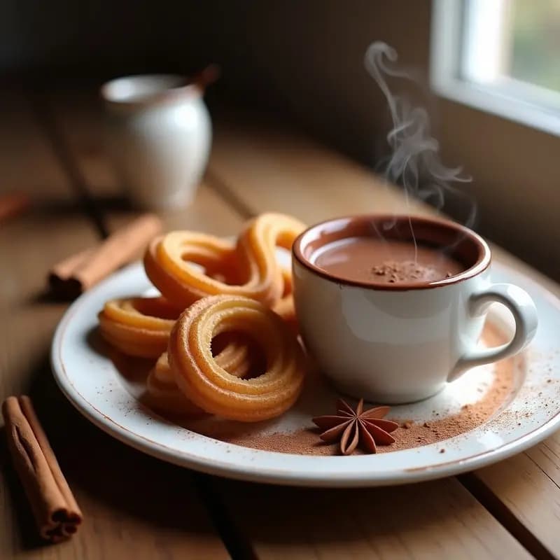 Churros de Chocolate Caliente: Receta de Invierno en Olla con Toque Especiado