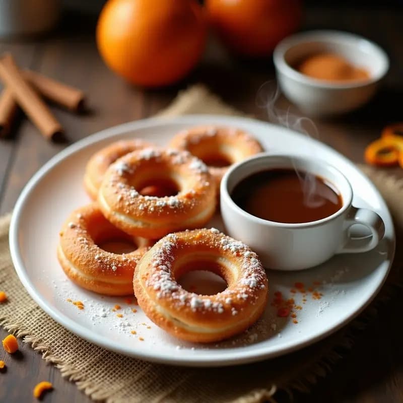 Churros con Chocolate y Chile: Desayuno Español Picante y Dulce