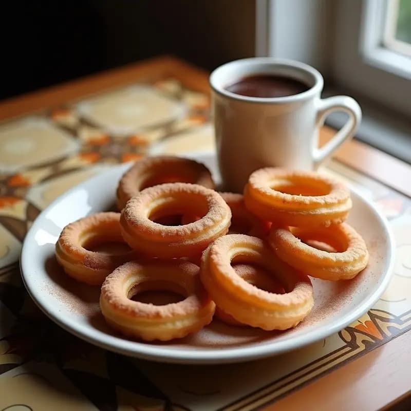 Churros con chocolate espeso casero: Receta madrileña para meriendas y desayunos