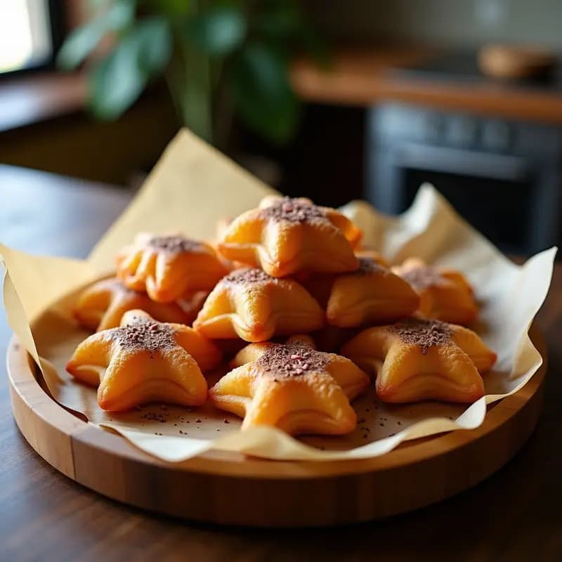 Churros de Chocolate y Queso Crema: Aperitivo Colombiano Relleno en Airfryer