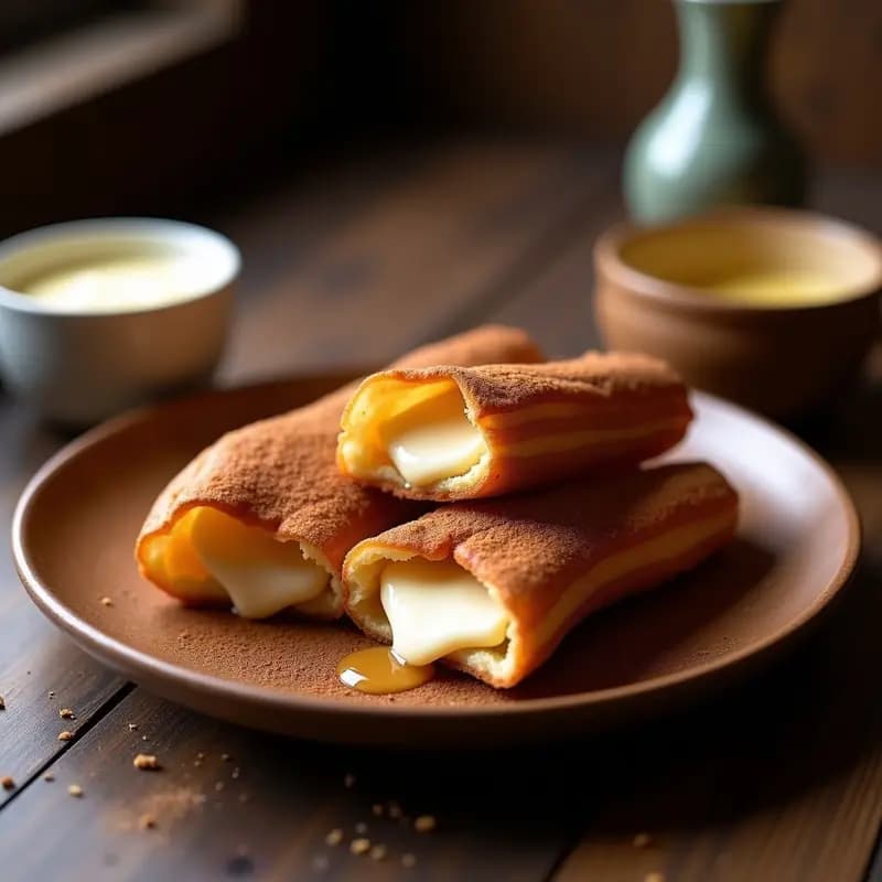Churros de Chocolote y Queso Crema: Desayuno Mexicano Dulce-Salado en 10 Minutos