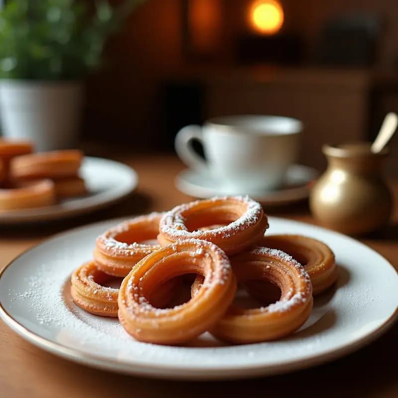 Churros de Chocolate y Queso Manchego: Desayuno Español Innovador Dulce-Salado