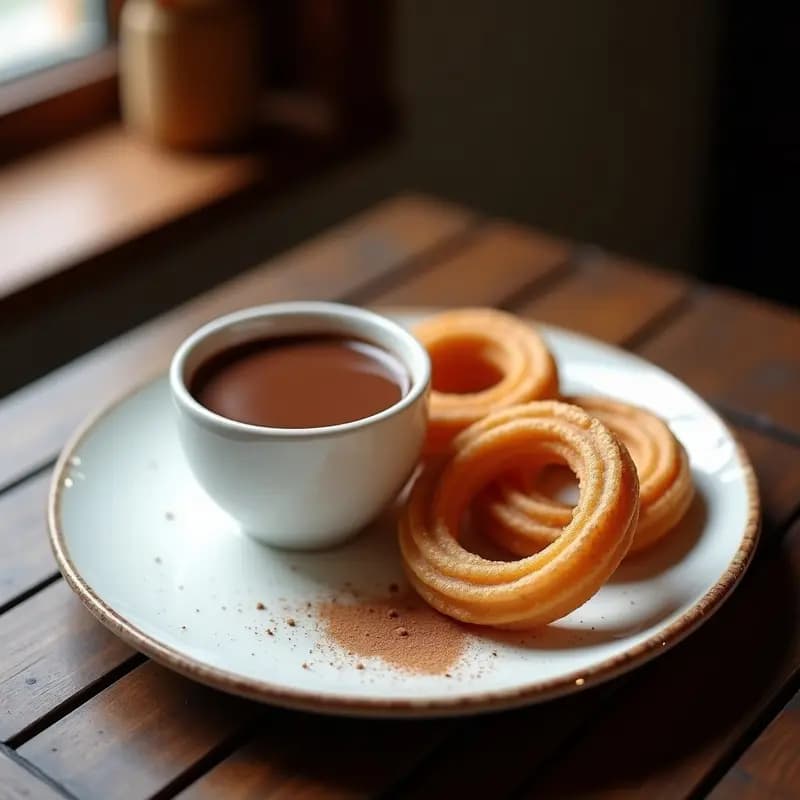 Churros con Chocolate a la Taza Sin Azúcar: Postre Clásico madrileño Light
