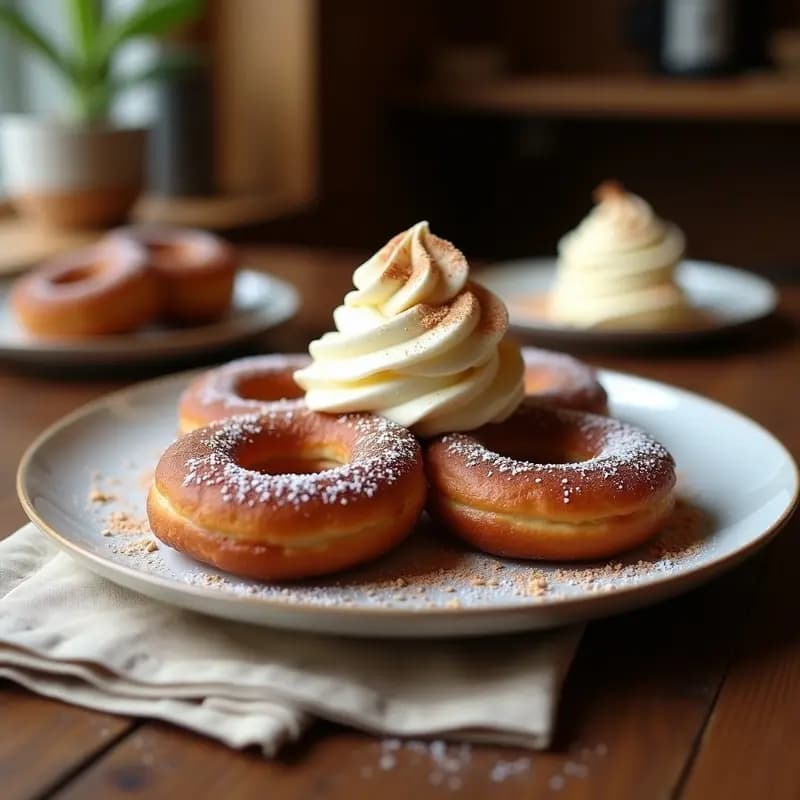 Churros de Chocolato Glacado con Helado de Speculoos: Postre Español con Toque Belga