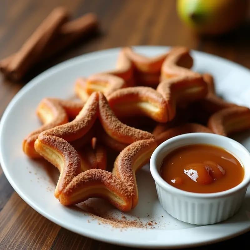 Churros de Chocolato con Salsa de Guayaba: Postre Filipinas-Español Fusion