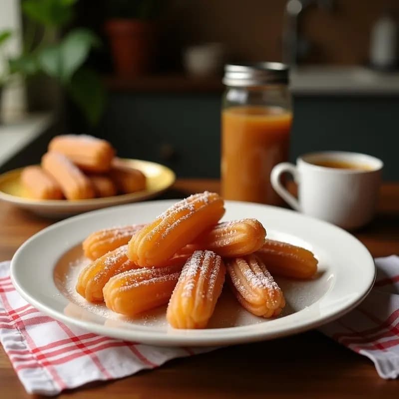 Churros Colombianos con Arequipe: Postre Cruzado y Dulce Tradicional